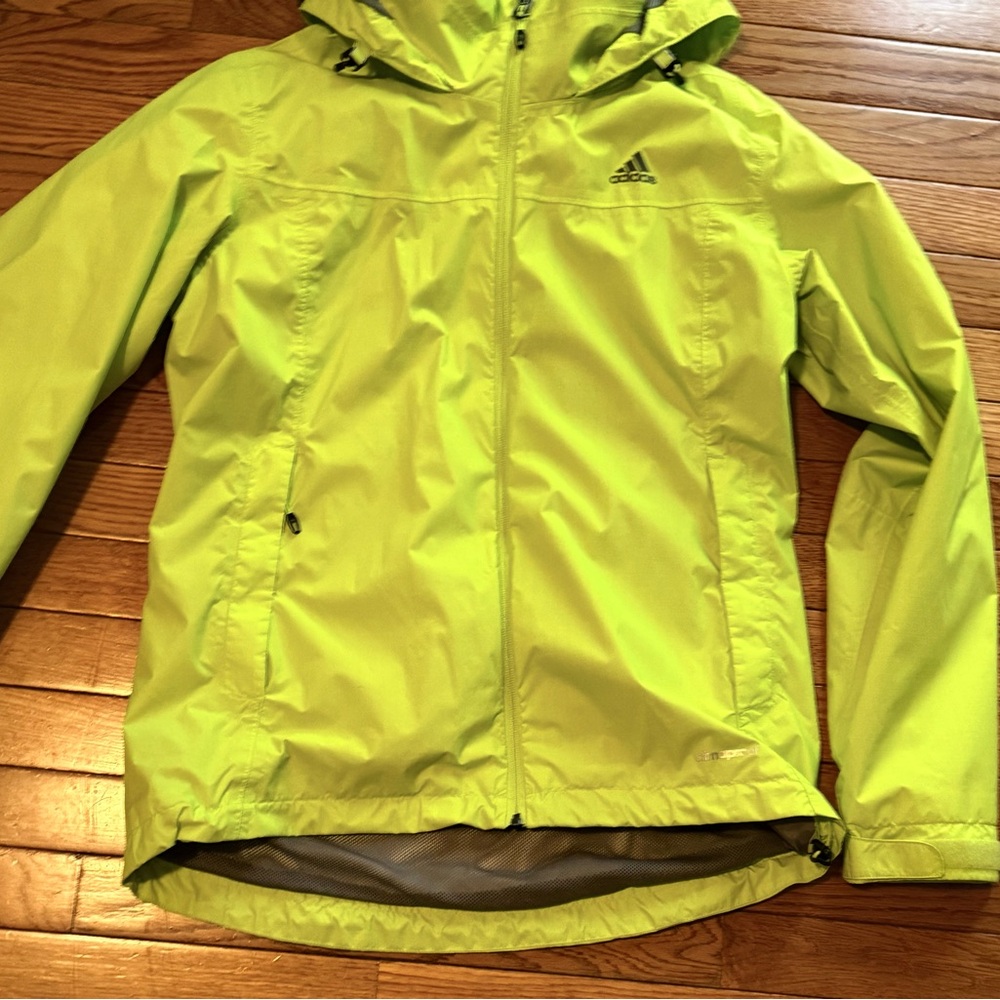 Adidas Yellow Hooded Jacket